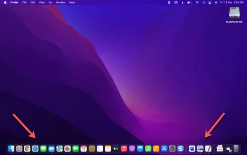 MacBook Dock Menampilkan Semua Daftar Aplikasi